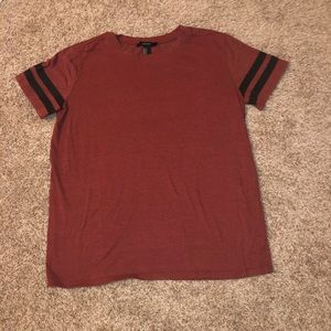 Forever 21 Burnt Orange Short Sleeve Tee Shirt